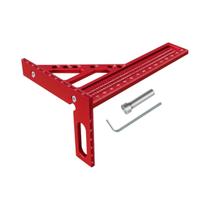 Conjunto De Triângulo De Desenho Métrico 3D Com Protractor De Ângulo Aumentado E Pino De