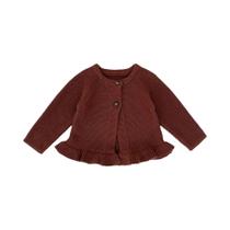 Conjunto De Tricô Para Bebê Menina Outono Inverno: Suéter, Cardigã E Calças Em Duas Peças Conjunto De Tricô Para Bebê Menina Outono Inverno: Suéter, Cardigã E Calças Em Duas Peças