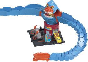 Conjunto de trilhas para carros de brinquedo Hot Wheels City Wreck & Ride Gorilla