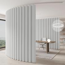 Conjunto de Trilho para Cortina Divisória de Ambiente Jilron Branco 270x244 cm
