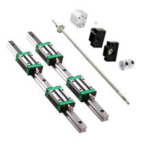 Conjunto de trilhos lineares Creabygirls HGR20-600mm com RM1605-600mm Conjunto de trilhos lineares Creabygirls HGR20-600mm com RM1605-600mm
