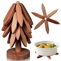 Conjunto de trivet vrtywur Pot Tree Trivets para pratos quentes + Stand