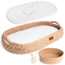 Conjunto de Trocadores de Bebê D'OR BABY - Feito à Mão com Almofada e Capa