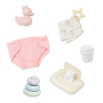 Conjunto de trocadores para bonecas LullaBaby com fralda, lenços umedecidos e muito mais Conjunto de trocadores para bonecas LullaBaby com fralda, lenços umedecidos e muito mais