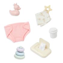 Conjunto de Trocadores para Bonecas LullaBaby - Com Fraldas, Lenços Umedecidos e Mais