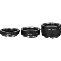 Conjunto de Tubos de Extensão Kenko Auto DG (12mm, 20mm e 36mm) para Canon EOS AF Conjunto de Tubos de Extensão Kenko Auto DG (12mm, 20mm e 36mm) para Canon EOS AF