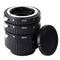 Conjunto de Tubos de Extensão Macro Mcoplus Extnp para Câmeras Nikon AF