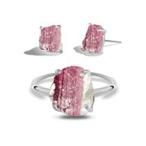 Conjunto de Turmalina Rosa Conjunto de Turmalina Rosa