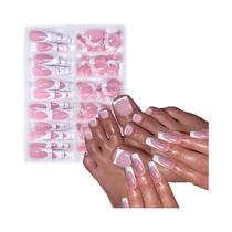 Conjunto De Unhas Acrílicas Brilhantes Quadradas Curtas De Verão 144 Peças Para Mãos E Pés Estilo Conjunto De Unhas Acrílicas Brilhantes Quadradas Curtas De Verão 144 Peças Para Mãos E Pés Estilo