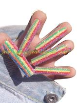 Conjunto de unhas postiças StarEidolon Caixão branco pintado à mão