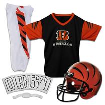 Conjunto de Uniforme de Futebol Infantil Franklin Sports Cincinnati Bengals