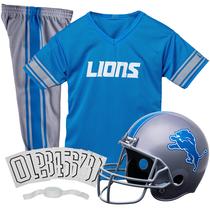 Conjunto de uniformes de futebol Franklin Sports Detroit Lions Kids Conjunto de uniformes de futebol Franklin Sports Detroit Lions Kids