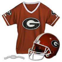 Conjunto de uniformes de futebol Franklin Sports Georgia Bulldogs Kids