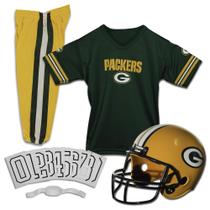 Conjunto de uniformes de futebol Franklin Sports Green Bay Packers Kids