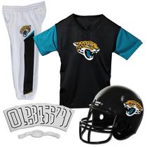 Conjunto de uniformes de futebol Franklin Sports Jacksonville Jaguars Kids