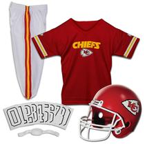 Conjunto de uniformes de futebol Franklin Sports Kansas City Chiefs Kids
