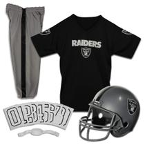 Conjunto de uniformes de futebol Franklin Sports Las Vegas Raiders Kids Conjunto de uniformes de futebol Franklin Sports Las Vegas Raiders Kids