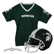 Conjunto de uniformes de futebol Franklin Sports Michighan State Youth M
