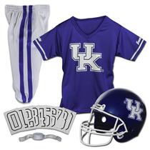 Conjunto de uniformes de futebol Franklin Sports NCAA Kentucky Wildcats Kids Conjunto de uniformes de futebol Franklin Sports NCAA Kentucky Wildcats Kids