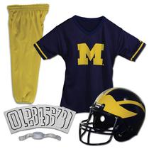 Conjunto de uniformes de futebol Franklin Sports NCAA Michigan Wolverines Kids