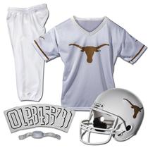 Conjunto de uniformes de futebol Franklin Sports NCAA Texas Longhorns