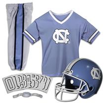 Conjunto de uniformes de futebol Franklin Sports NCAA UNC Tarheels Kids