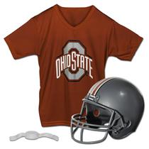 Conjunto de uniformes de futebol Franklin Sports Ohio State Buckeyes Conjunto de uniformes de futebol Franklin Sports Ohio State Buckeyes