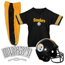 Conjunto de uniformes de futebol Franklin Sports Pittsburgh Steelers Kids Conjunto de uniformes de futebol Franklin Sports Pittsburgh Steelers Kids