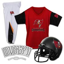 Conjunto de uniformes de futebol Franklin Sports Tampa Bay Buccaneers Kids