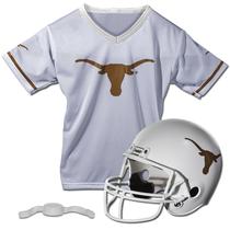 Conjunto de uniformes de futebol Franklin Sports Texas Longhorns Kids