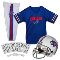 Conjunto de uniformes Franklin Sports NFL Buffalo Bills para crianças de 10 a 12 anos