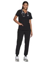 Conjunto de Uniformes Médicos COZYFIT Slim Fit com 8 Bolsos e Tecido Stretch Conjunto de Uniformes Médicos COZYFIT Slim Fit com 8 Bolsos e Tecido Stretch