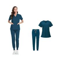 Conjunto De Uniformes Médicos Unissex, Roupas De Trabalho Para Médicos E Enfermeiros Em Hospital