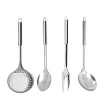 Conjunto de Utensílios Colheres Para Servir 5 Peças Aço Inox 32cm - Tuut