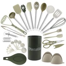 Conjunto de utensílios COOK WITH COLOR Silicone 38 peças para utensílios de cozinha