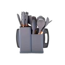 Conjunto De Utensilios De 19pc Cinza Conjunto De Utensilios De 19pc Cinza