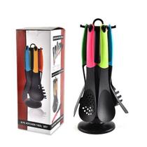 Conjunto de Utensílios de Cozinha 7 Peças Contando Com Suporte Conjunto de Utensílios de Cozinha 7 Peças Contando Com Suporte