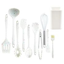 Conjunto de utensílios de cozinha Aeelue Silicone 11 unidades para utensílios de cozinha antiaderentes