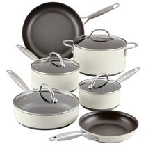 Conjunto de utensílios de cozinha Anolon Achieve Hard Anodizado Antiaderente de 10 peças Conjunto de utensílios de cozinha Anolon Achieve Hard Anodizado Antiaderente de 10 peças