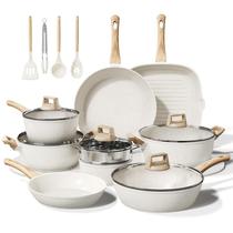 Conjunto de utensílios de cozinha Bazova 24 peças de indução cerâmica antiaderente