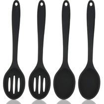 Conjunto de utensílios de cozinha Boao Silicone, 4 peças, resistente ao calor