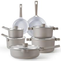 Conjunto de Utensílios de Cozinha CAROTE Ceramic 12 Peças - Antiaderente e Indicação