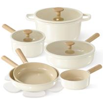 Conjunto de utensílios de cozinha CAROTE Ceramic 14 unidades, não tóxico, antiaderente