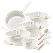 Conjunto de utensílios de cozinha CAROTE Ceramic Non Stick, 16 peças, branco creme Conjunto de utensílios de cozinha CAROTE Ceramic Non Stick, 16 peças, branco creme
