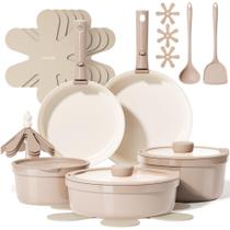 Conjunto de utensílios de cozinha CAROTE Ceramic Titanium Antiaderente 20 unidades Conjunto de utensílios de cozinha CAROTE Ceramic Titanium Antiaderente 20 unidades