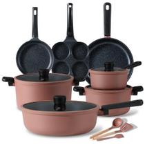 Conjunto de utensílios de cozinha CAROTE Non Stick de 14 peças com ferramentas de silicone