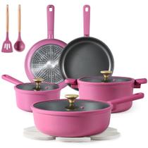 Conjunto de utensílios de cozinha CAROTE Non Stick de 15 peças com ferramentas de silicone