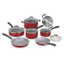 Conjunto de Utensílios de Cozinha Cuisinart Ceramica XT Antiaderente - 11 Peças (Vermelho) Conjunto de Utensílios de Cozinha Cuisinart Ceramica XT Antiaderente - 11 Peças (Vermelho)