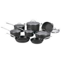 Conjunto de utensílios de cozinha Cuisinart Chef's Classic, antiaderente, 14 peças, cinza Conjunto de utensílios de cozinha Cuisinart Chef's Classic, antiaderente, 14 peças, cinza