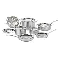Conjunto de utensílios de cozinha Cuisinart MultiClad Pro Triple Ply 12 peças Conjunto de utensílios de cozinha Cuisinart MultiClad Pro Triple Ply 12 peças